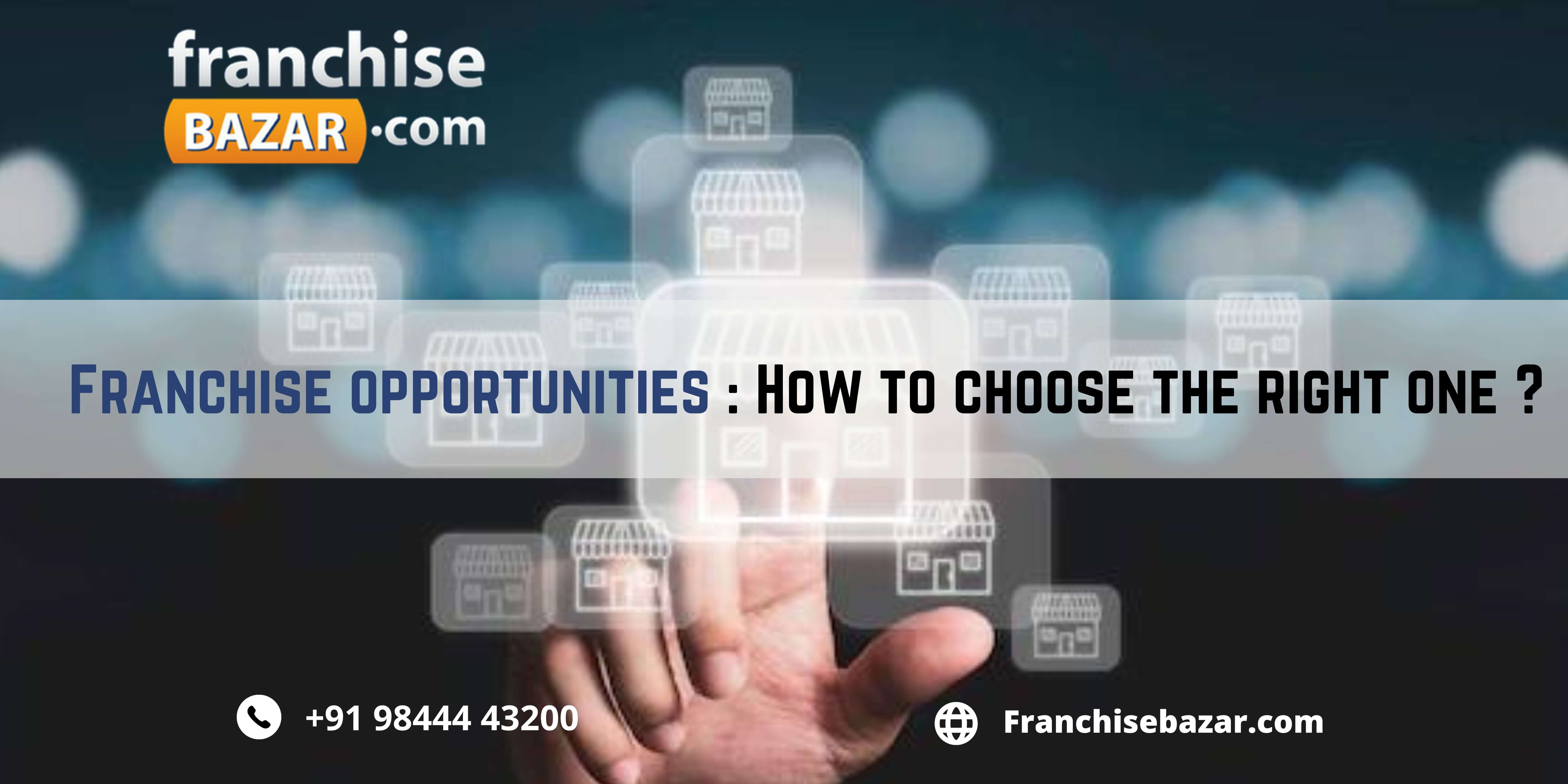 best franchise business opportunities in India.